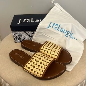 New J.McLaughlin Brianna Wicker Sandal - Sz 8